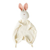 Doudou lapin blanc crème en mousseline avec texture légère et design réconfortant pour bébé - Bébé Lova