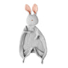 Doudou lapin en coton mousseline gris clair pour bébé avec design apaisant et oreilles souples - Bébé Lova