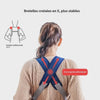 Bretelles croisées en X répartissant uniformément le poids pour un portage confortable - Bébé Lova