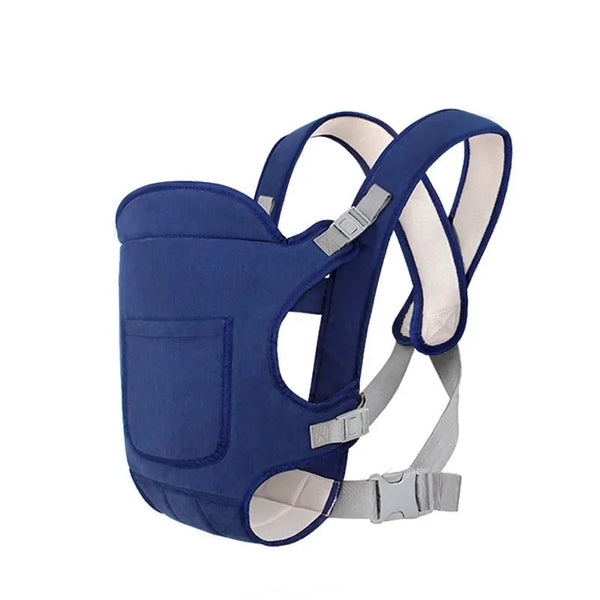 Écharpe de portage bébé ergonomique coloris bleu marine avec maintien optimal - Bébé Lova