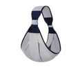 Écharpe de portage BabySling grise confortable avec réglage par boucle - Bébé Lova