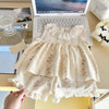 Ensemble 2 pièces été bébé fille BloomSet motif fleurs romantiques tenu à la main - Bébé Lova