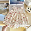 Ensemble 2 pièces été bébé fille BloomSet motif pommes gourmandes tenu à la main - Bébé Lova