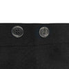Détail PantExtend macro 2 boutons transparents tissu noir gros plan - Bébé Lova