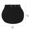 PantExtend extenseur noir vue plat dimensions 18cm largeur 17cm hauteur - Bébé Lova