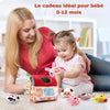 Coffret jouet d'éveil ferme avec animaux peluche - Cadeau idéal bébé 0-12 mois pour développement sensoriel - Bébé Lova