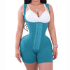 Gaine colombienne haute compression bleu turquoise avec effet ventre plat - Bébé Lova