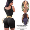 Short gainant push-up noir pour sublimer les courbes et galber les fesses - Bébé Lova