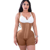 Gaine gainante marron caramel avec maintien renforcé et compression sculptante - Bébé Lova