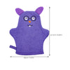 Dimensions du gant de bain lapin violet cartoon pour enfant BathGlove - Bébé Lova