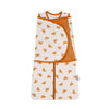 Gigoteuse swaddle RemovableSack motif blé orange tissu respirant - Bébé Lova