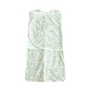 Gigoteuse swaddle RemovableSack motif feuilles vert sauge cadeau naissance - Bébé Lova