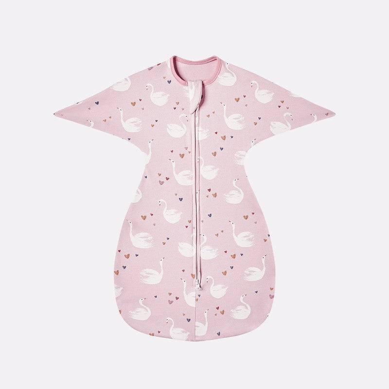 Gigoteuse bébé blanche à motifs chiens et os en coton doux respirant - Bébé Lova