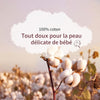 Matière 100% coton douce et confortable pour la peau délicate de bébé - Bébé Lova