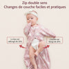 Gigoteuse bébé anti-choc en coton avec zip double sens pour changes faciles et pratiques - Bébé Lova