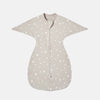 Gigoteuse bébé bleu clair à motifs gouttes blanches avec fermeture zippée - Bébé Lova
