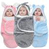Bébés emmitouflés dans des gigoteuses chaudes à capuche animaux ultra douces - Bébé Lova