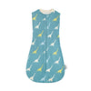 Gigoteuse ZipSack motif dinosaures bleu jaune garçon coton été - Bébé Lova