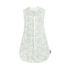 Gigoteuse ZipSack motif feuilles vert sauge coton léger respirant - Bébé Lova