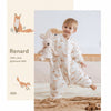 Gigoteuse enfant motif renards avec illustration décorative et ambiance naturelle - Bébé Lova