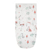 Gigoteuse bébé blanche avec motifs animaux et arbres colorés - Bébé Lova