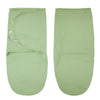 Gigoteuse enveloppe verte en coton pour bébé avec fermeture ajustable - Bébé Lova