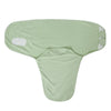 Gigoteuse bébé verte entièrement dépliée avec système d’emmaillotage - Bébé Lova