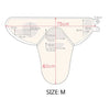Schéma des dimensions de la gigoteuse bébé taille M - Bébé Lova