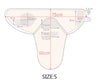 Schéma des dimensions de la gigoteuse bébé taille S - Bébé Lova