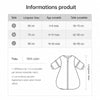 Guide des tailles gigoteuse S M L de 0 à 24 mois avec longueurs en cm - Bébé Lova