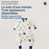 Gigoteuse hiver bébé motif fusée avec trois épaisseurs pour garder bébé au chaud - Bébé Lova