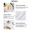 Tissu coton peigné matelassé avec manches amovibles pour gigoteuse hiver bébé fille - Bébé Lova
