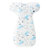 Gigoteuse swaddle bébé motif baleines bleues en coton doux pour sommeil sécurisé - Bébé Lova