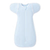 Gigoteuse swaddle bleu pastel pour bébé avec fermeture zippée pratique - Bébé Lova