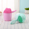 Deux gobelets de rinçage bébé sans larmes en rose et vert d’eau - Bébé Lova