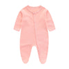 Grenouillère bébé rose pastel en coton confortable - Bébé Lova