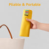 Harnais de sécurité pour chaise bébé jaune plié et compact à glisser dans un sac - Bébé Lova