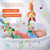 Bébé allongé avec mobiles hochets suspendus et carillon doux apaisant - Bébé Lova