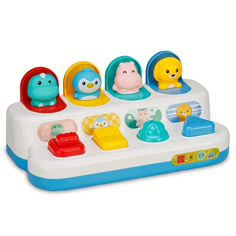 Jouet sensoriel Montessori avec animaux pop-up interactifs pour bébé – CauseFX - Bébé Lova