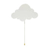 Lampe murale nuage blanche minimaliste avec interrupteur à chaînette - Bébé Lova
