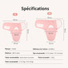 Infographie des spécifications et tailles S et M du lange d'emmaillotage bébé - Bébé Lova