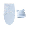 Gigoteuse bleu ciel unie avec bonnet oreilles pour bébé nouveau-né - Bébé Lova