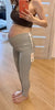 CotLegging photo client legging gris profil ajustable étiquette grossesse - Bébé Lova