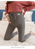 PlusLegging legging gris foncé cordon nouée maternité grossesse confort - Bébé Lova