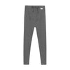 PlusLegging legging gris foncé vue plat cordon nouée détail tricot - Bébé Lova