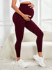 MaterniLegging legging bordeaux profil canapé maternité sport quotidien - Bébé Lova
