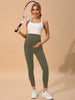 MaterniLegging legging vert army raquette tennis sport maternité dynamique - Bébé Lova