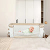 Lit bébé TriBassin lifestyle bébé striped chambre vue large - Bébé Lova