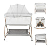 Lit bébé TriBassin blanc 3 en 1 multivues moustiquaire respirant - Bébé Lova