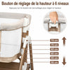 Lit bébé TriBassin réglage hauteur 6 niveaux 50 75cm cododo - Bébé Lova